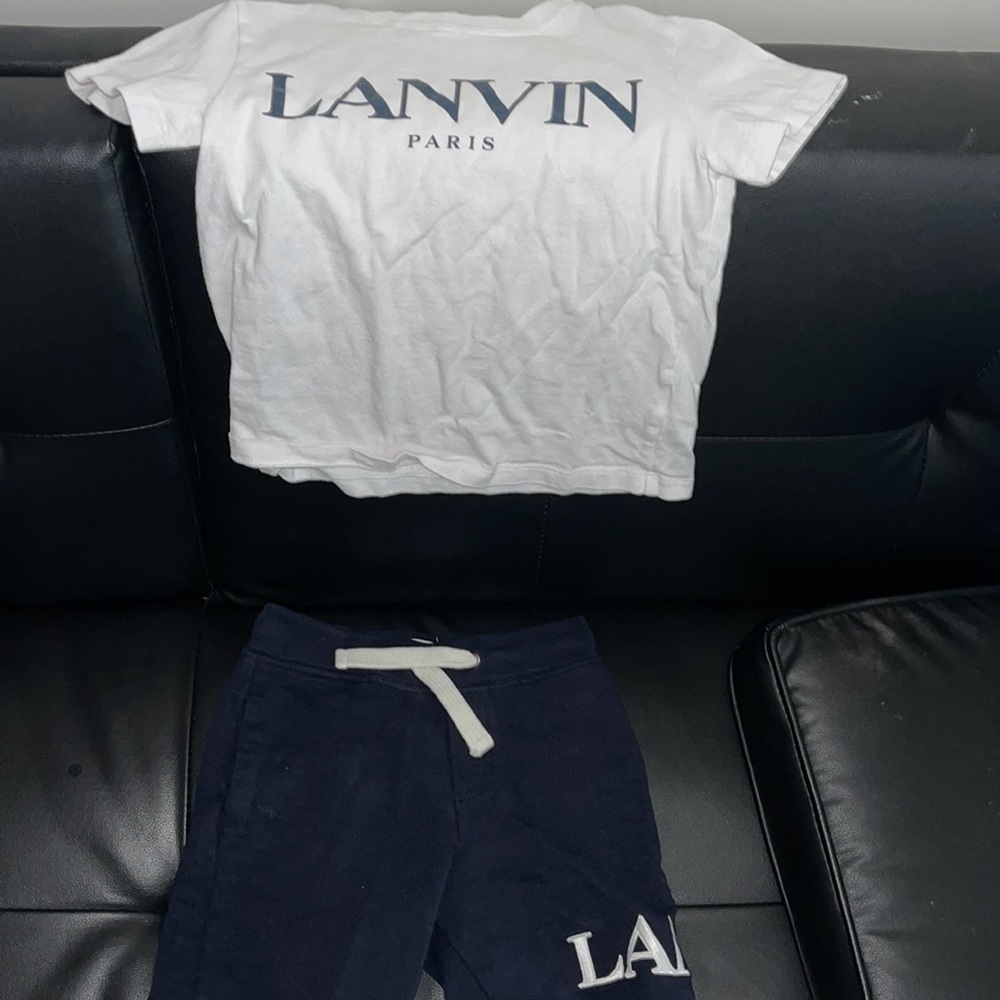 Lanvin Paris Shirt & Shorts size 6 yrs old